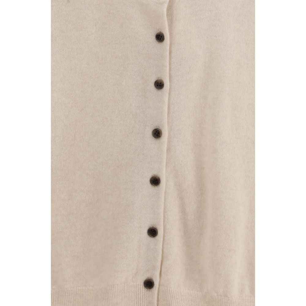 Lisa Yang Cream Cashmere Cardigan
