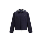 Burberry Blue Polyester Rain Coat