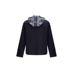 Burberry Blue Polyester Rain Coat