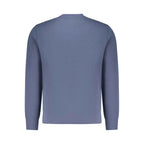 North Sails Blue Cotton Men Sweatshirt