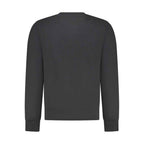 North Sails Black Cotton Men Sweatshirt