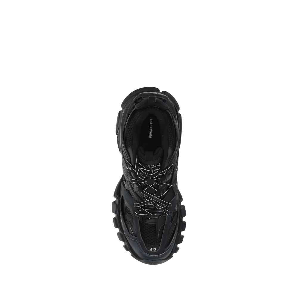 Balenciaga Black Polyester Sneakers