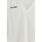 Courrèges White Cotton Polo Shirt