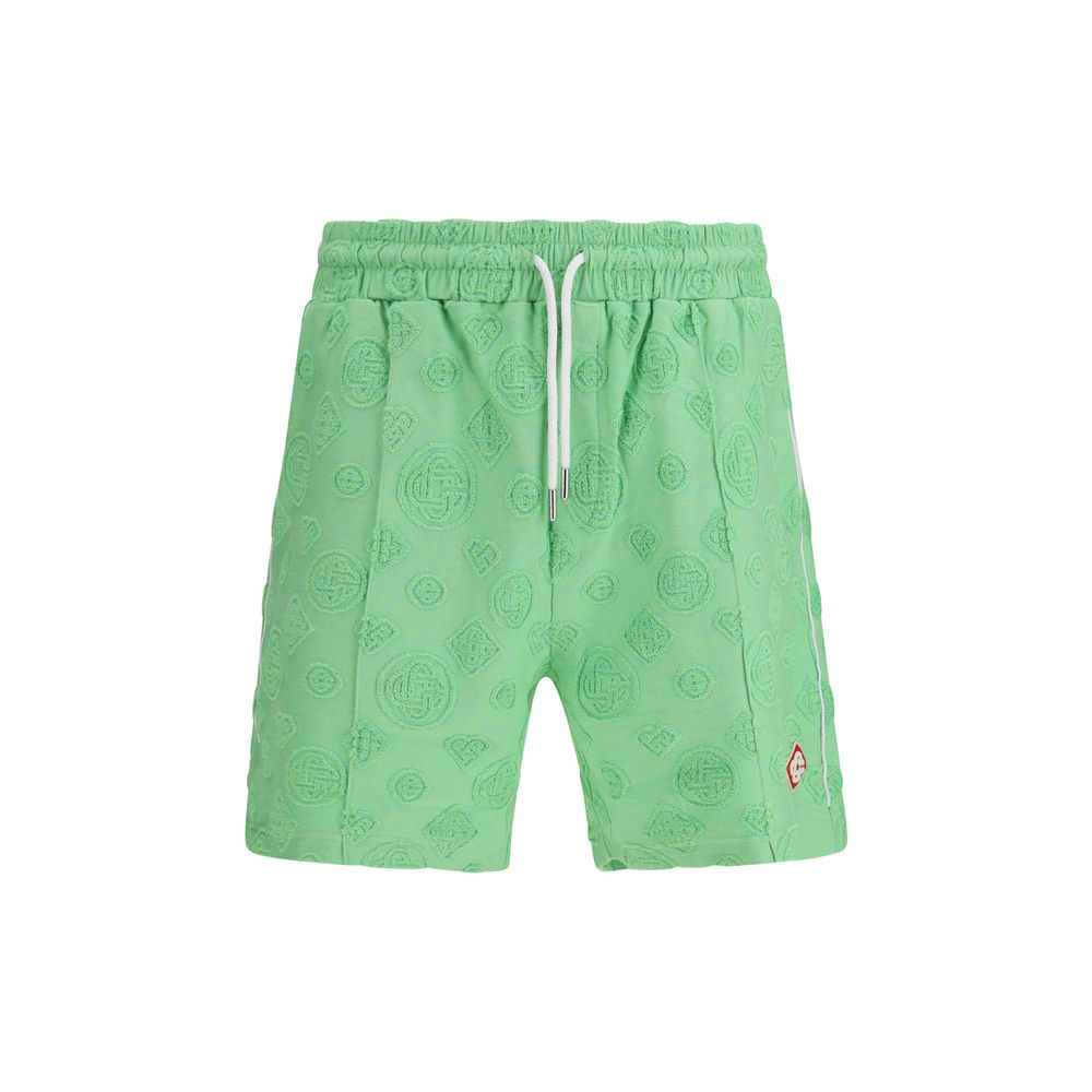 Casablanca Bicolor Cotton Bermuda Shorts