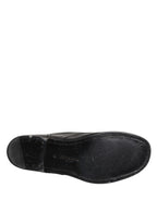 Dolce & Gabbana Black Lace Up Short Ankle Boots Men Shoes