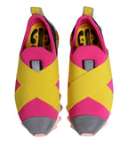 Dolce & Gabbana Multicolor Neoprene Elastic Ibiza Sneakers Shoes