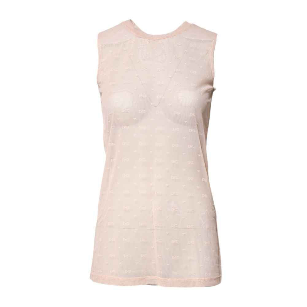 Dolce & Gabbana Beige Nylon Blouse