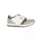 Carrera White Polyester Athletic Sneakers