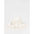 Borsalino White Paper Straw Sunhat