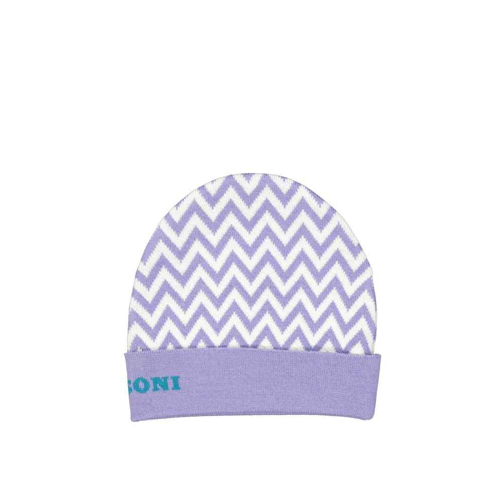Missoni Purple Wool Beanie