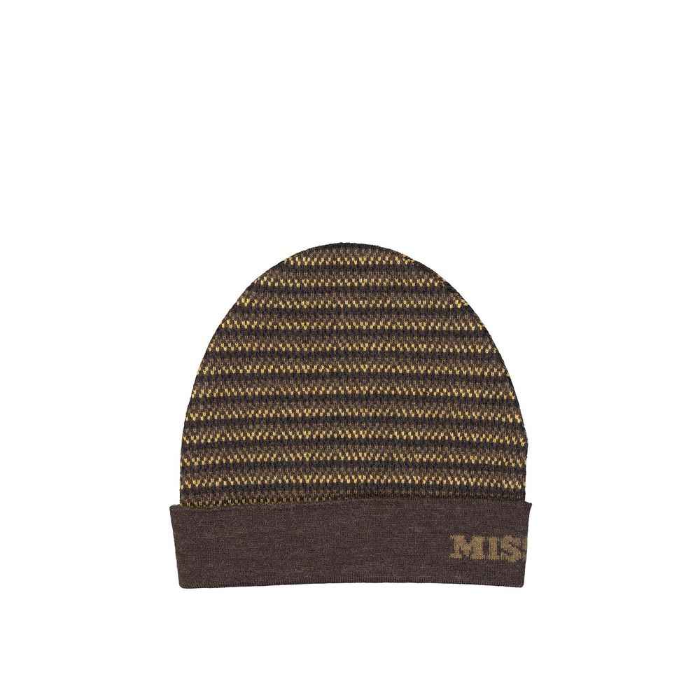 Missoni Brown Wool Beanie