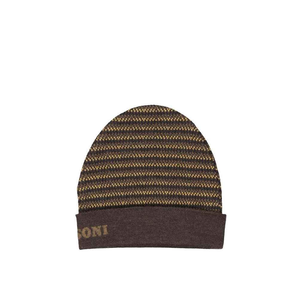 Missoni Brown Wool Beanie