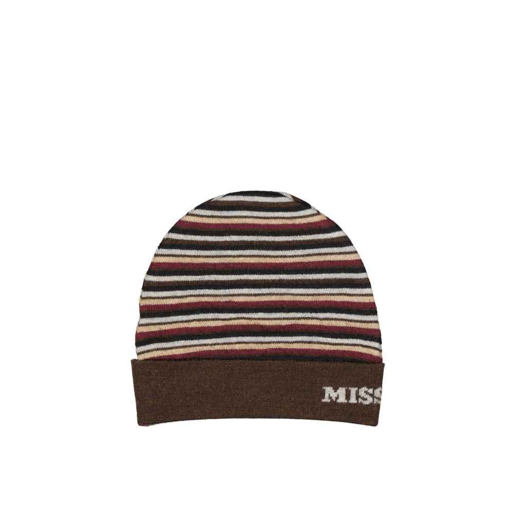 Missoni Brown Wool Beanie