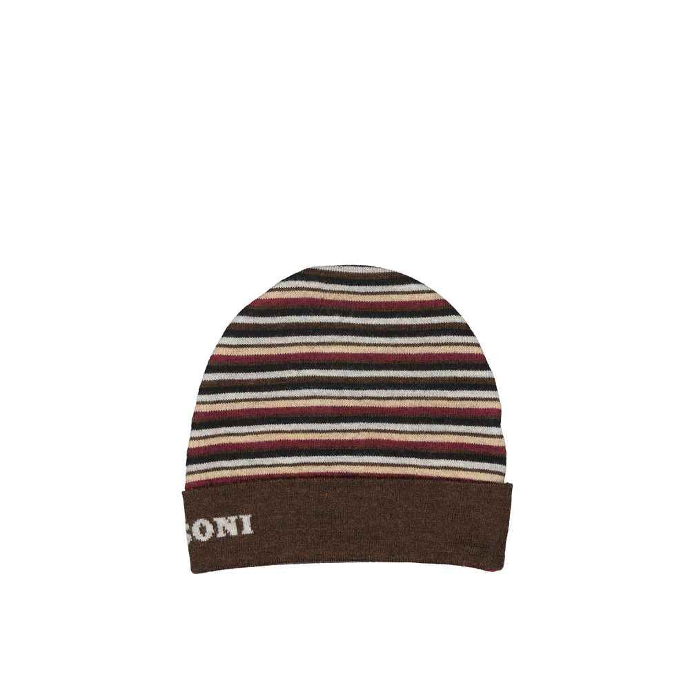 Missoni Brown Wool Beanie