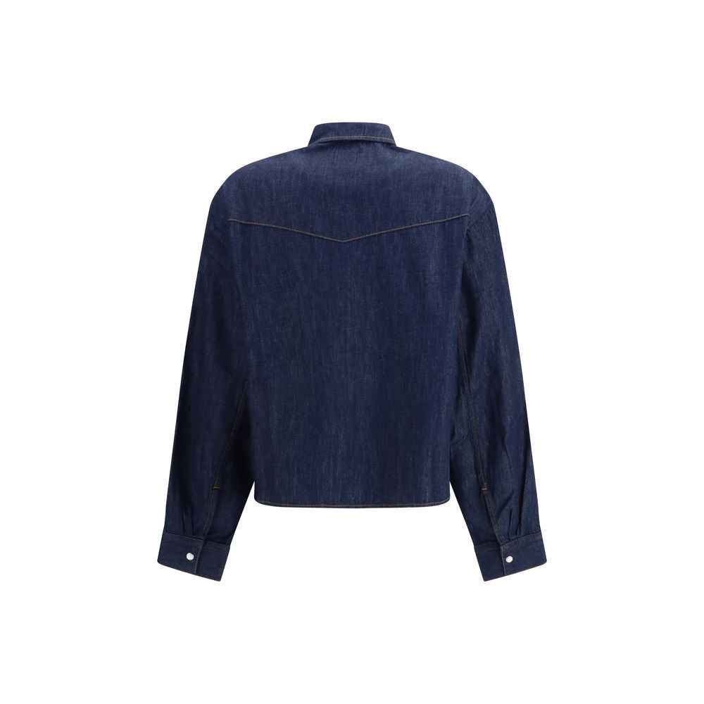 Khaite Blue Denim Shirt