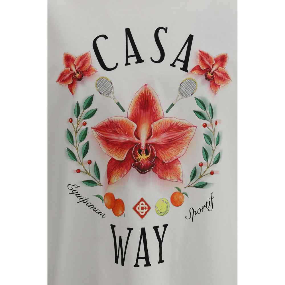 Casablanca White Cotton T-Shirt