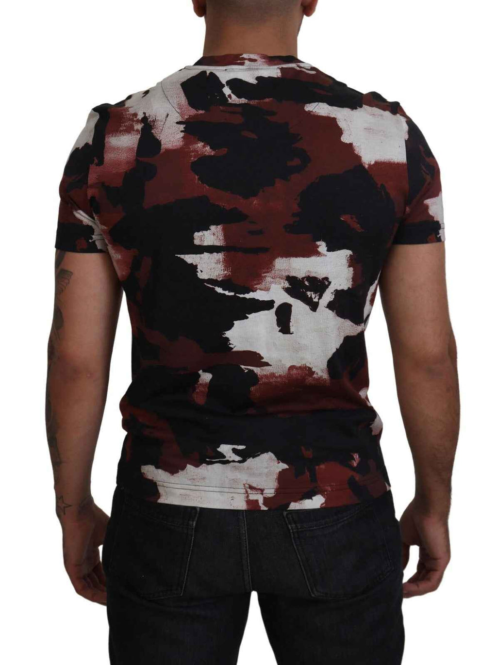 Dolce & Gabbana Multicolor Tie Dye Cotton Crew Neck T-shirt