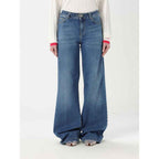 Liu Jo Blue Cotton Flared Jeans