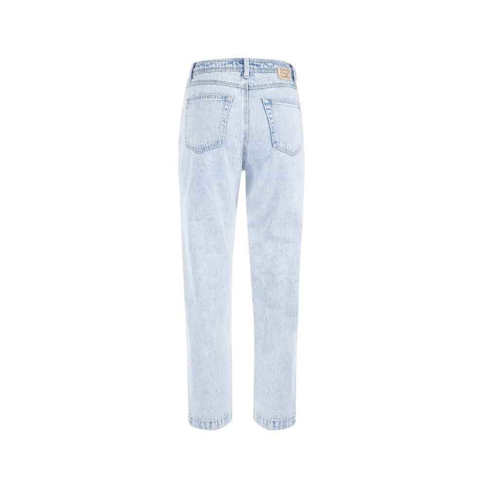 Yes Zee Blue Cotton Boyfriend Jeans