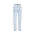 Yes Zee Blue Cotton Boyfriend Jeans