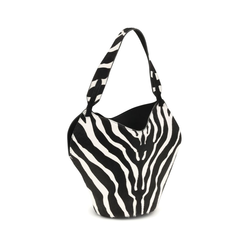 Khaite Multicolor Calf Leather Bos Taurus Shoulder Bag