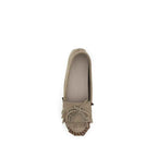 Paris Texas Gray Calf Leather Bos Taurus Moccassin