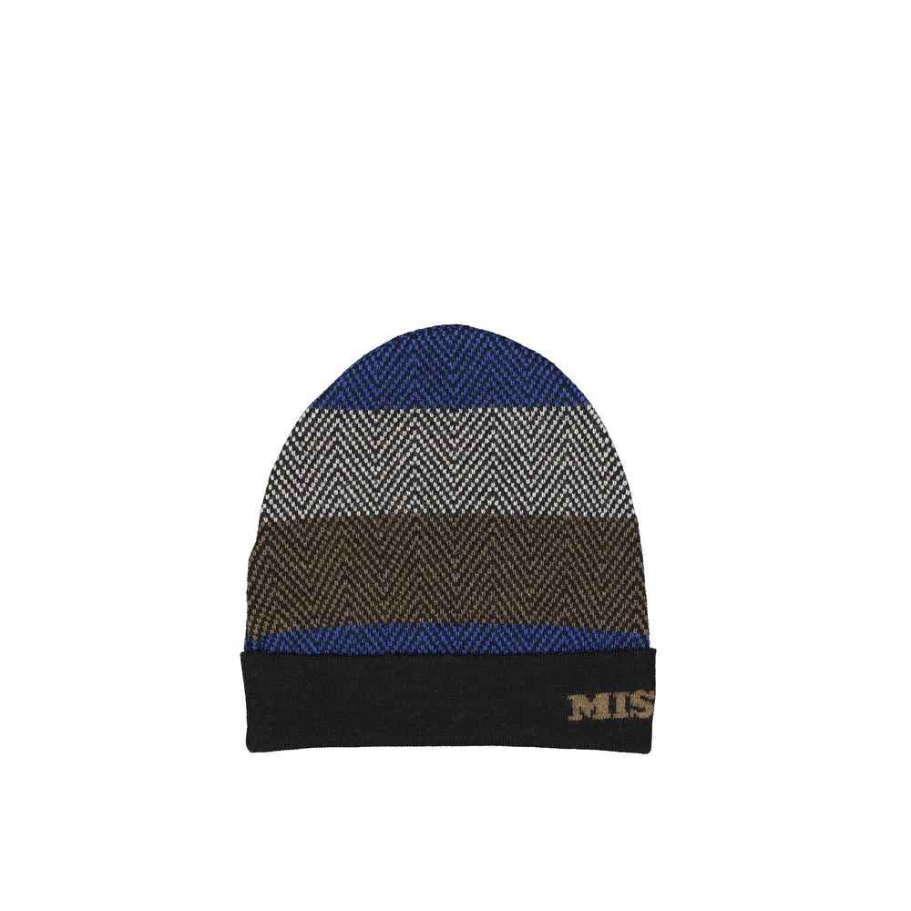 Missoni Blue Wool Beanie