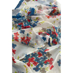 Borbonese White Silk Women Scarf