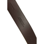 Borbonese White Leather Men Belt