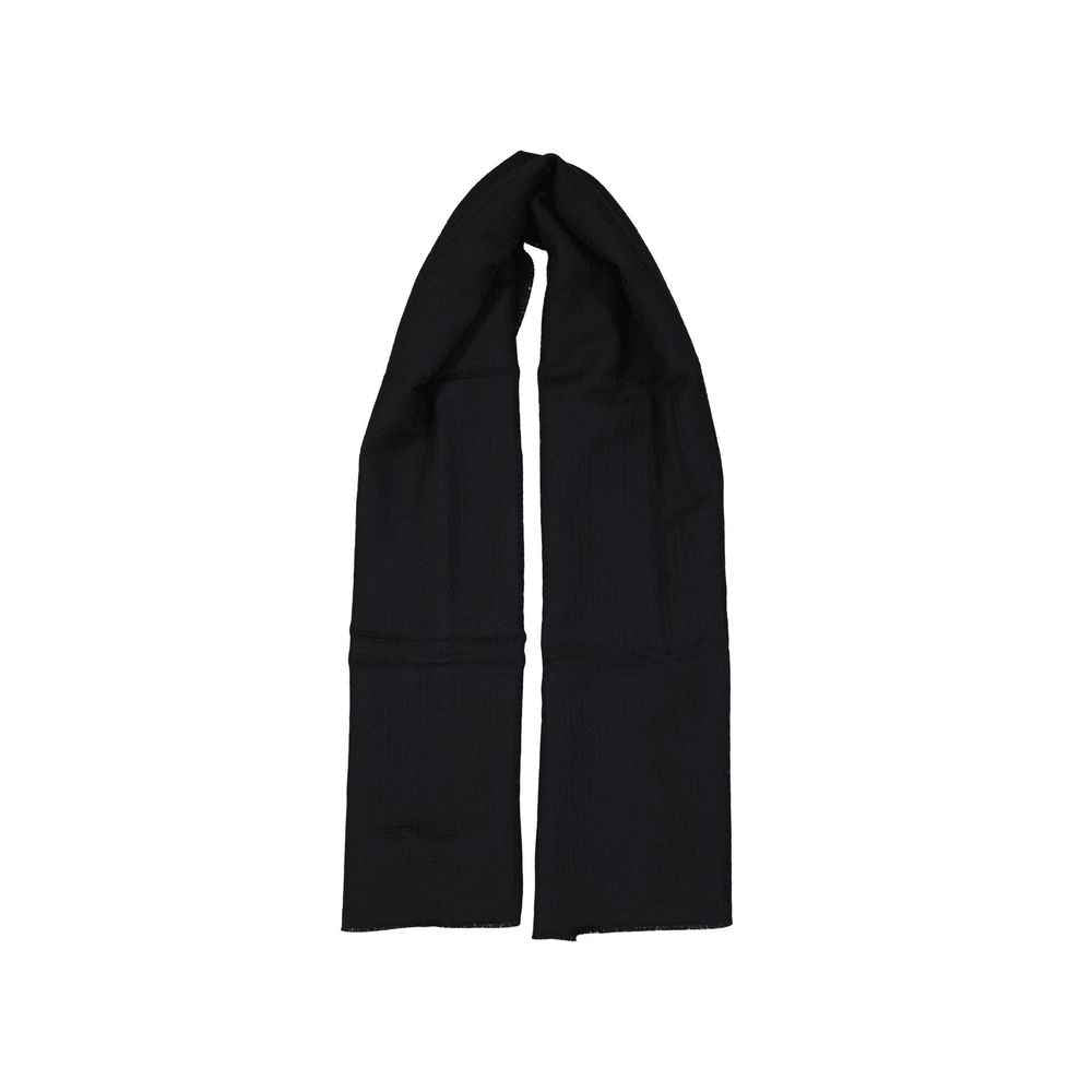 Givenchy Black Virgin Wool Scarf