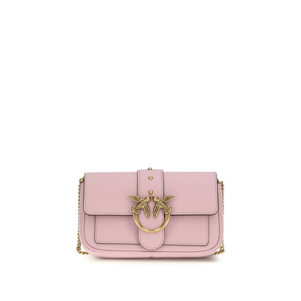 PINKO Multicolor Calf Leather Bos Taurus Shoulder Bag