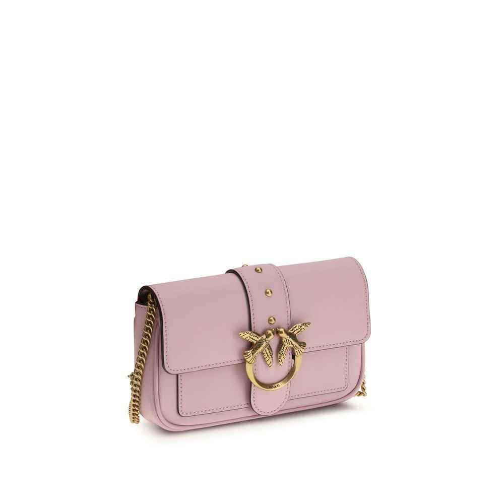PINKO Multicolor Calf Leather Bos Taurus Shoulder Bag