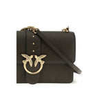 PINKO Bicolor Calf Leather Bos Taurus Shoulder Bag