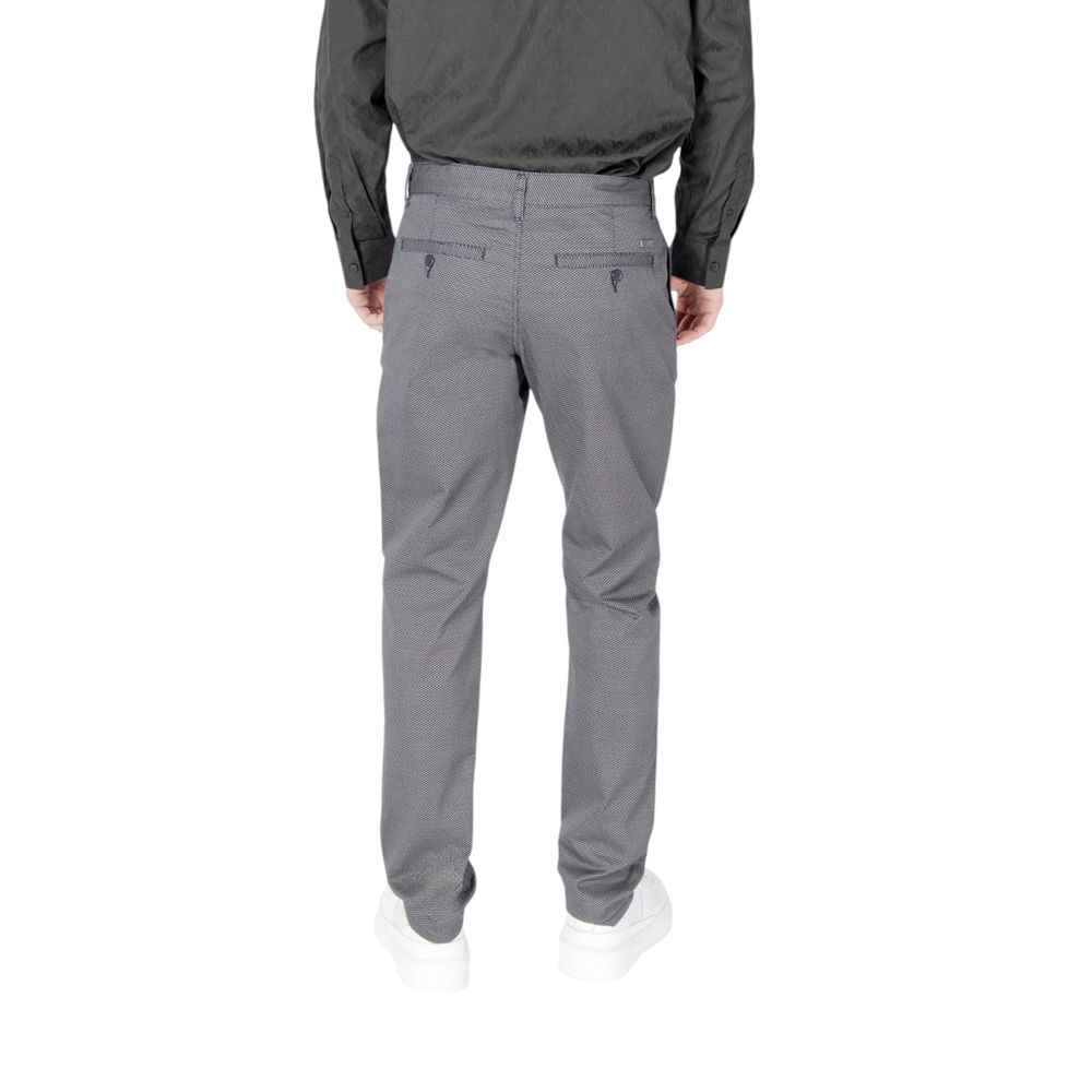 Armani Exchange Blue Cotton Skinny Pants