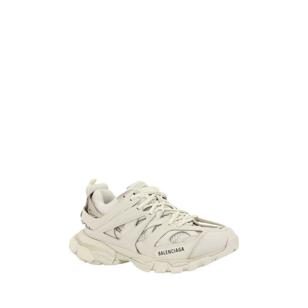 Balenciaga White Rubber Athletic Sneakers