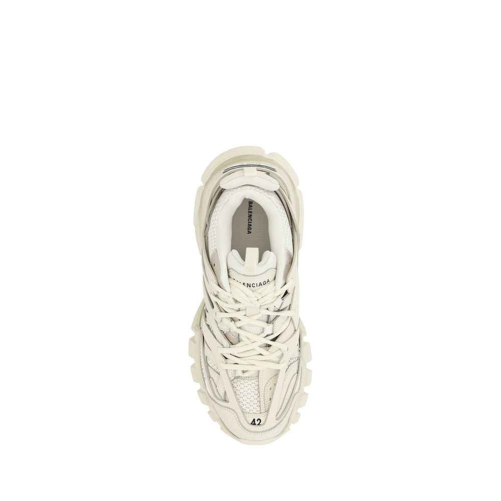 Balenciaga White Rubber Athletic Sneakers