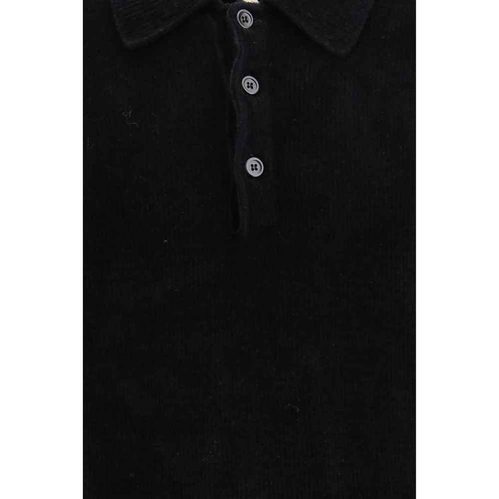Sunflower Black Cotton Polo Shirt