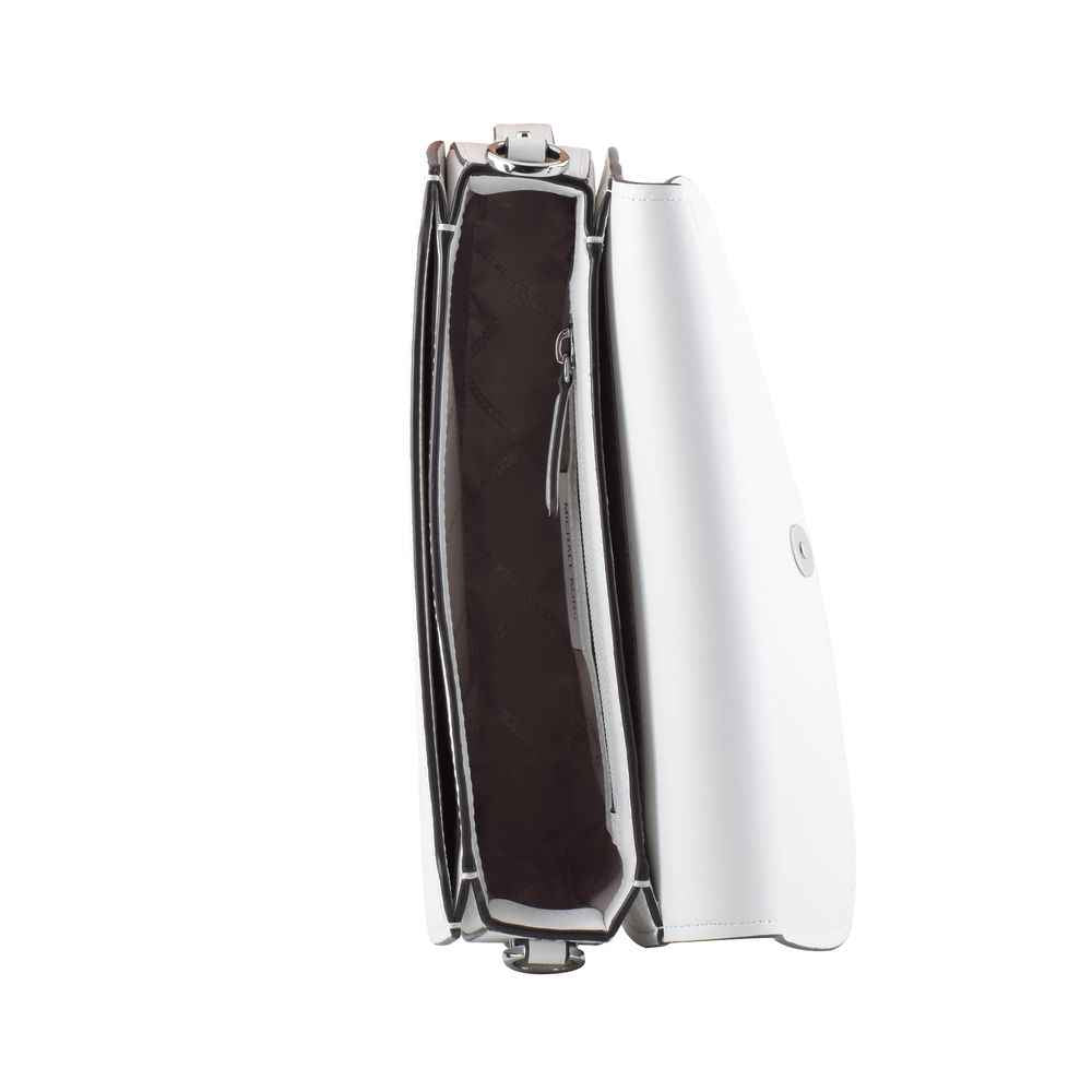 Michael Kors White Leather Shoulder Bag