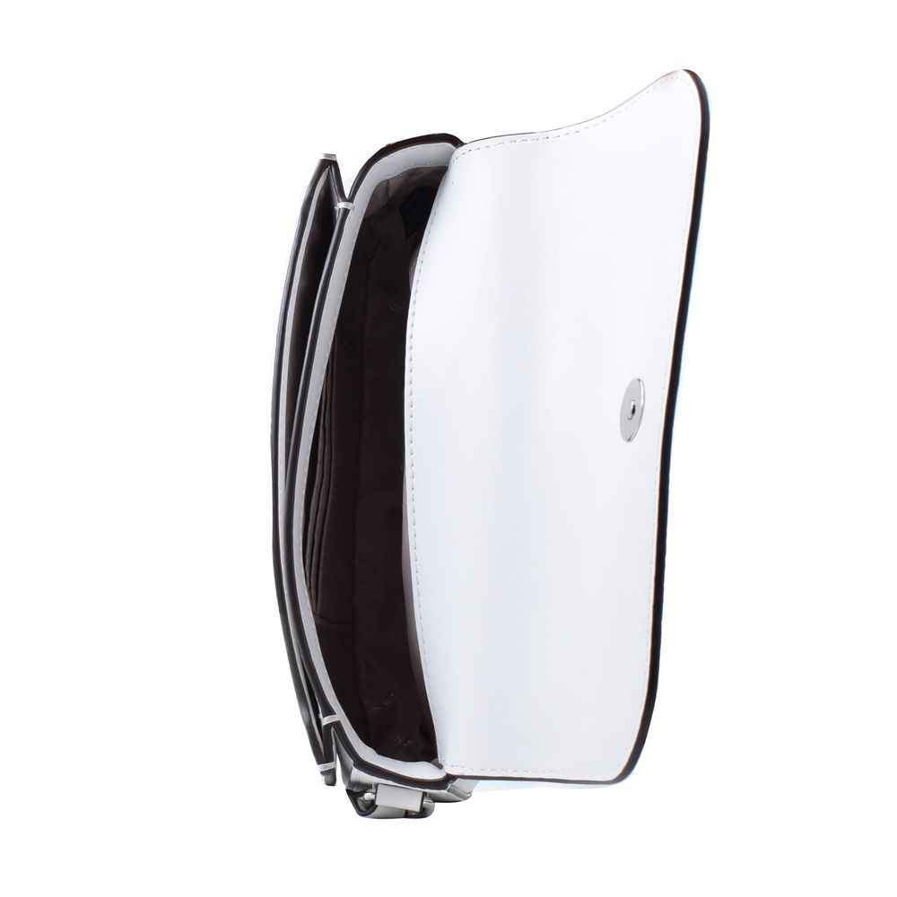 Michael Kors White Leather Crossbody Bag