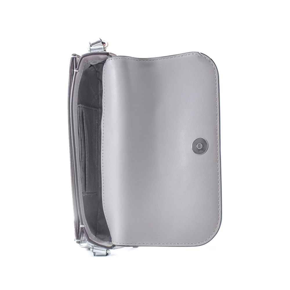 Michael Kors Gray Leather Shoulder Bag