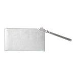 Michael Kors Gray Leather Clutch Bag