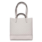 Michael Kors White Leather Tote Bag