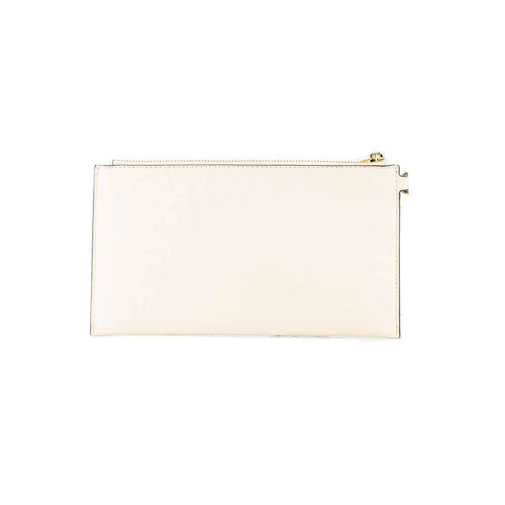 Michael Kors Beige Leather Clutch Bag