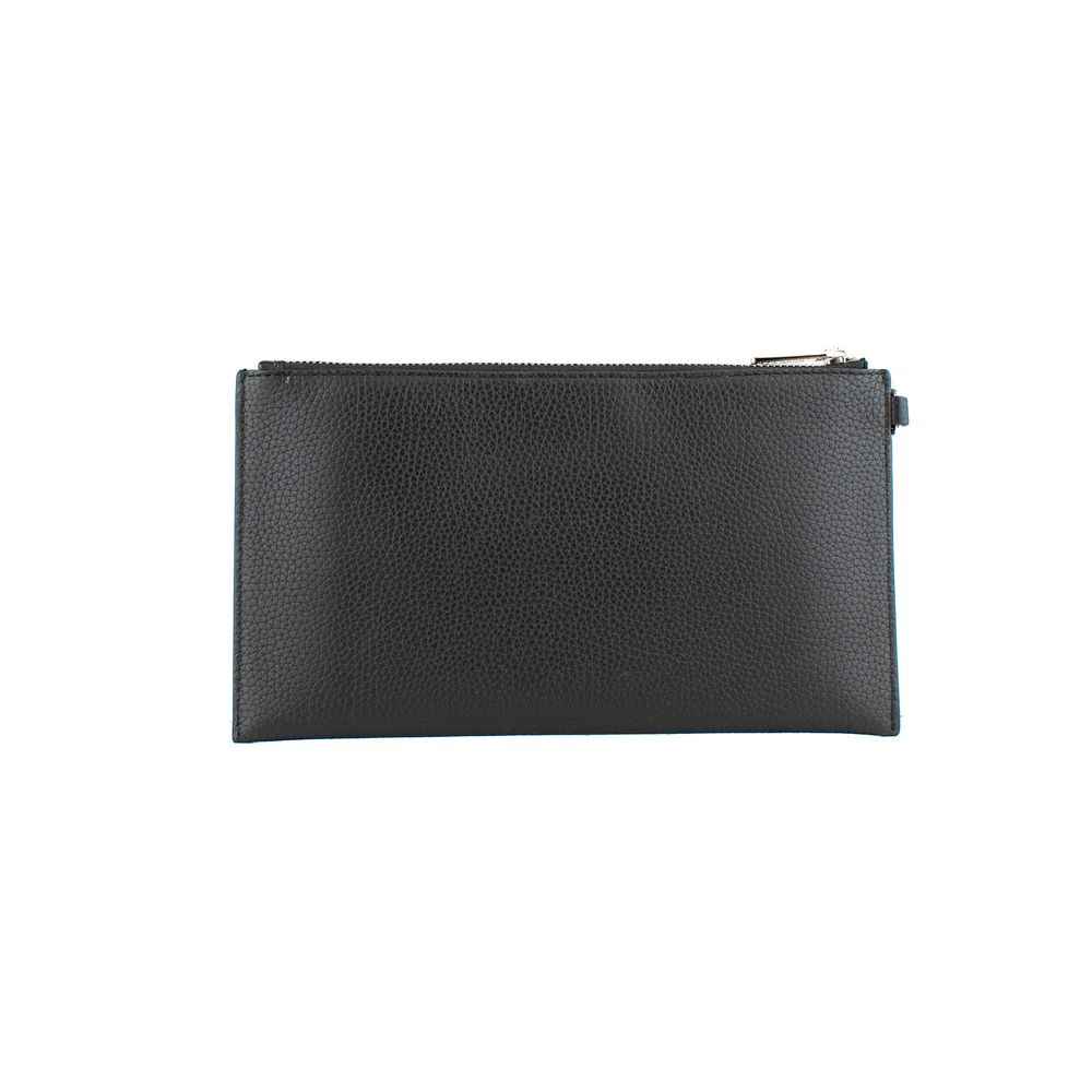 Michael Kors Black Leather Clutch Bag