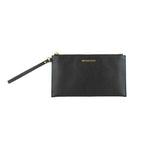 Michael Kors Black Leather Clutch Bag
