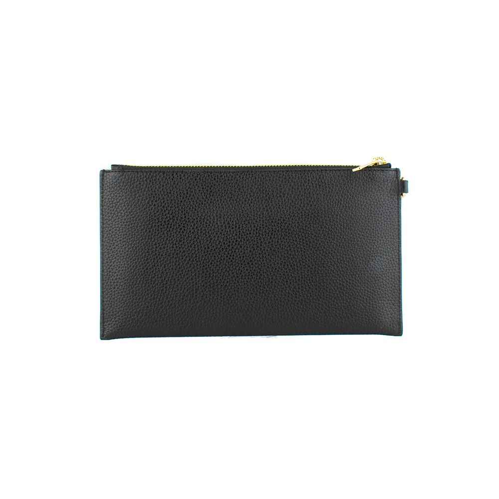Michael Kors Black Leather Clutch Bag