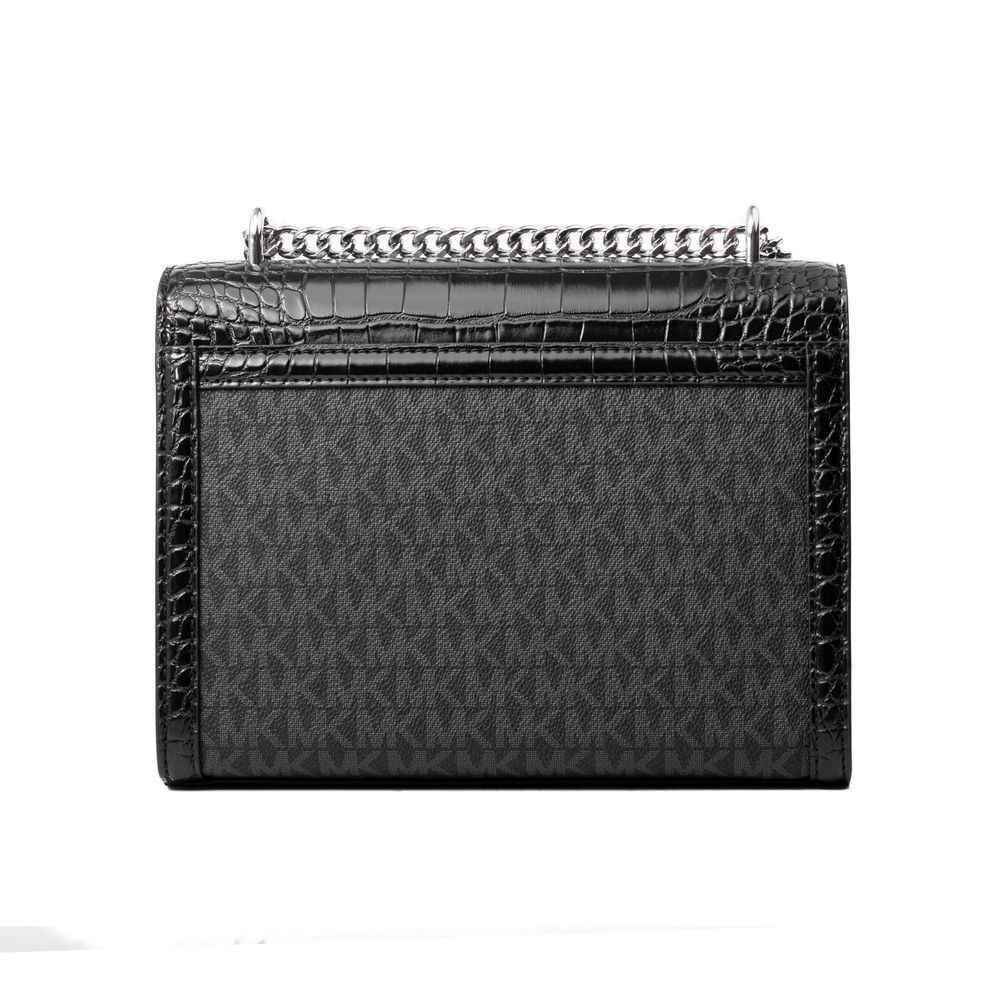 Michael Kors Black Canvas Crossbody Bag