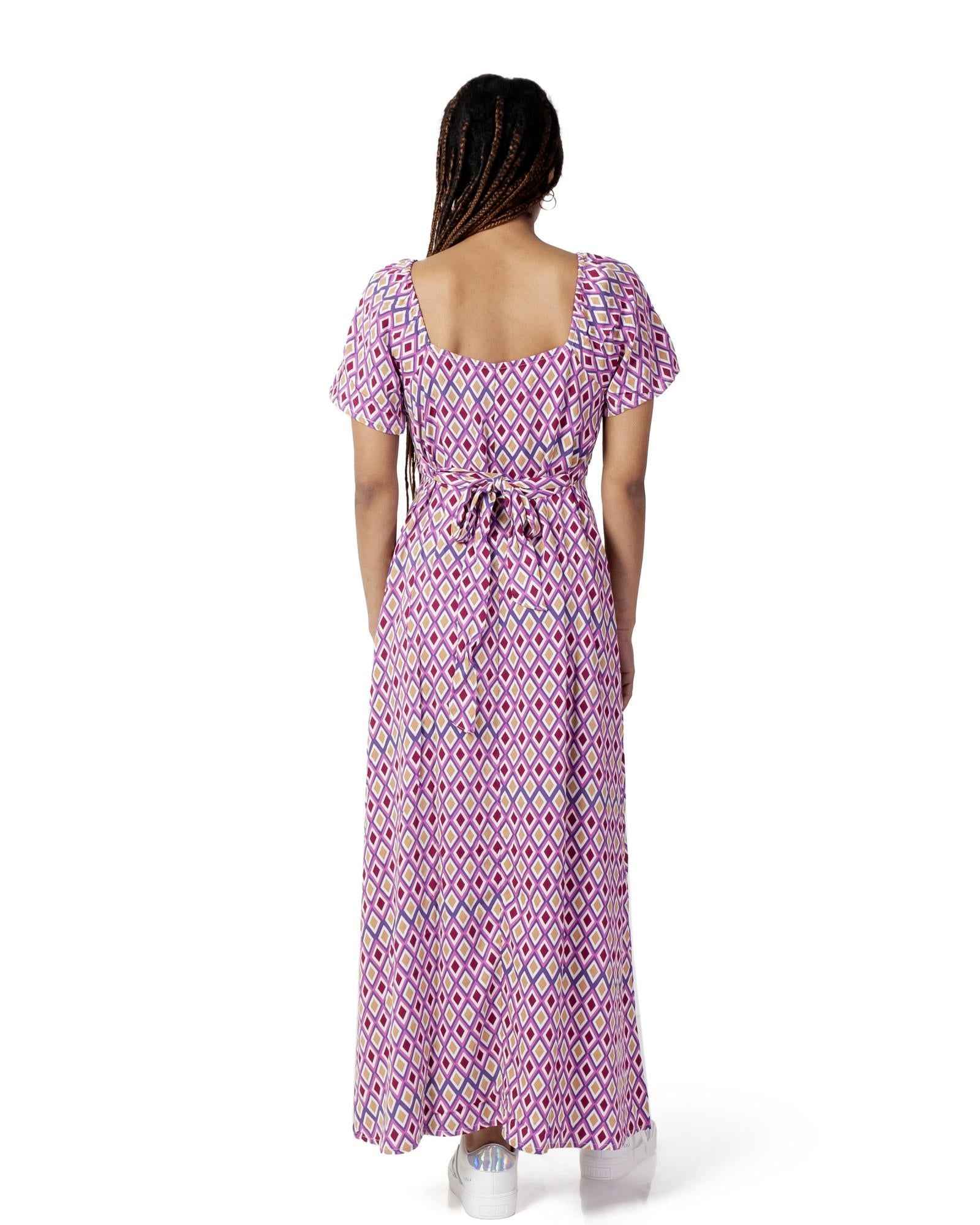 Only Purple Viscose Casual Dress