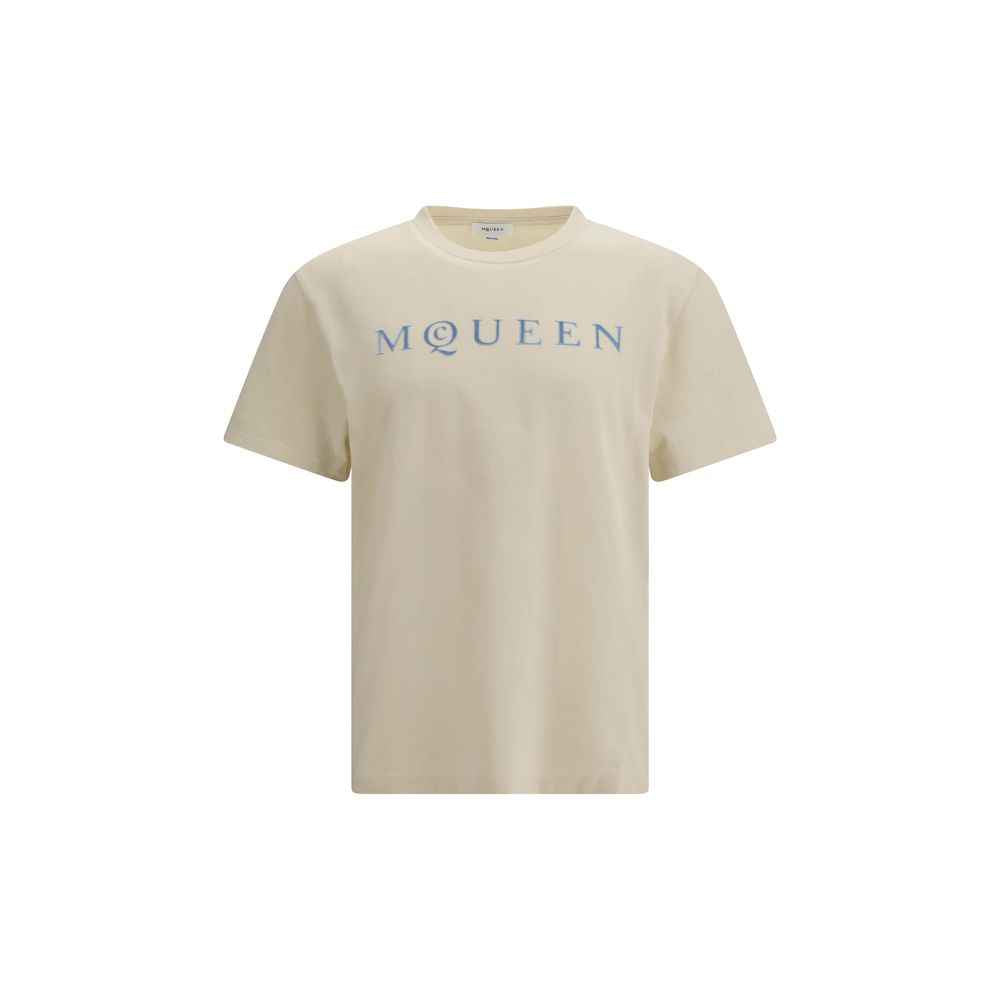 Alexander McQueen Cream Cotton T-Shirt