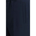 Gucci Blue Polyester Casual Pants
